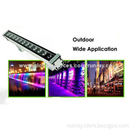 24W RGB LED Wall Washer Light, 85-265V AC, Aluminum Housing/Waterproof IP65/Bridgelux Chip, CE Mark
